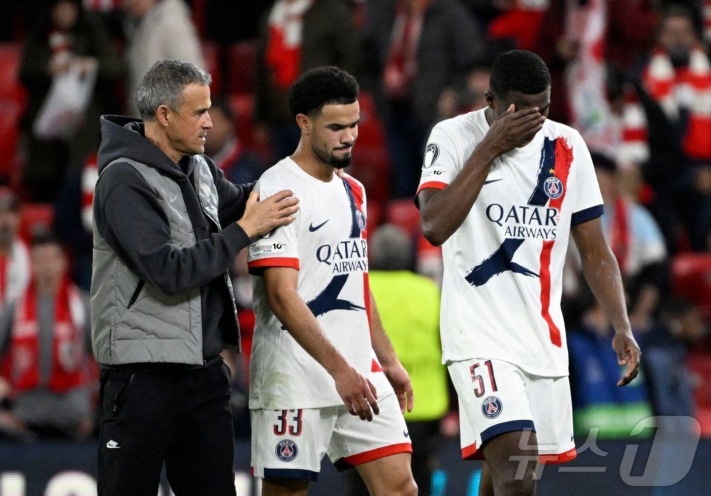 아틀레틱 클루브와 원정 경기에서 0-0으로 비긴 PSG ⓒ AFP=뉴스1