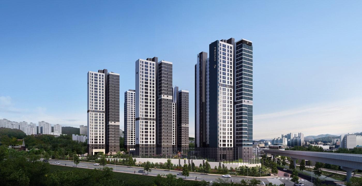 &#39;용인 푸르지오 클루센트&#39; 투시도.&#40;용인신대피에프브이 제공&#41; / 뉴스1 ⓒ News1