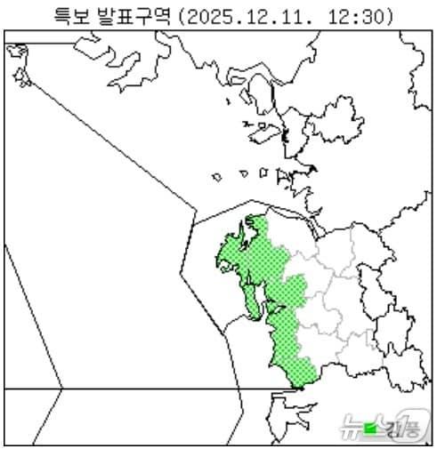 본문 이미지 -  기상청 관측 자료. / 뉴스1
