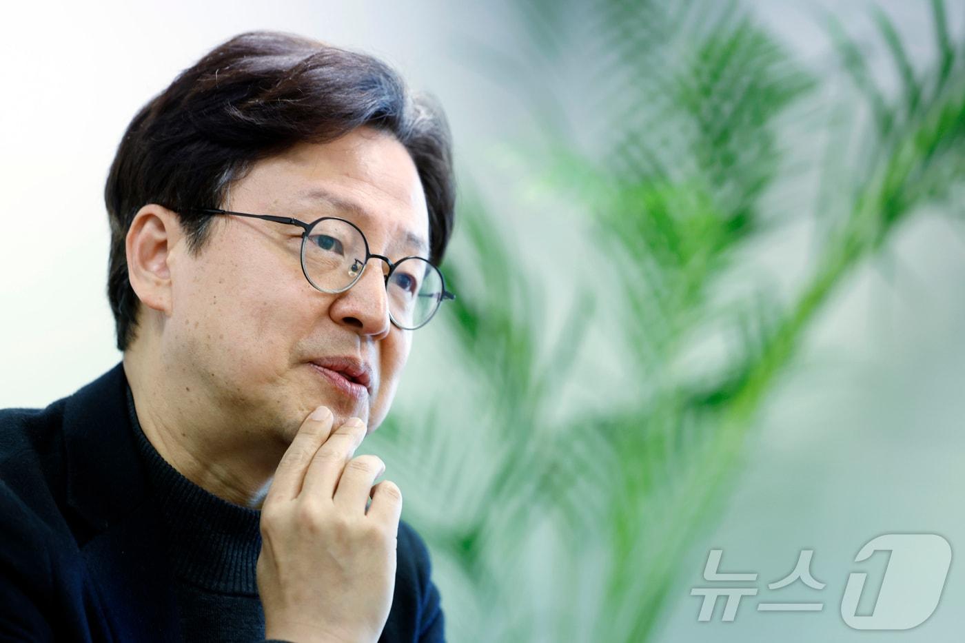 최규완 경희대학교 호텔관광대학 교수가 서울 종로구 뉴스1 본사에서 인터뷰를 하고 있다. ⓒ News1 박정호 기자