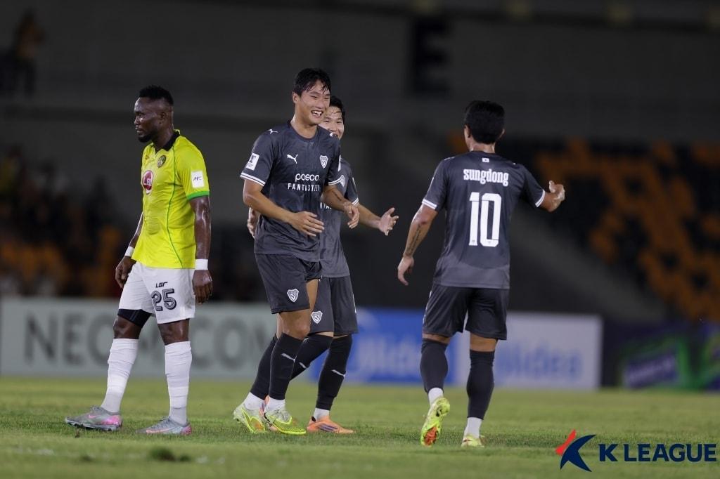 본문 이미지 - 포항 스틸러스 공격수 안재준. &#40;한국프로축구연맹 제공&#41;