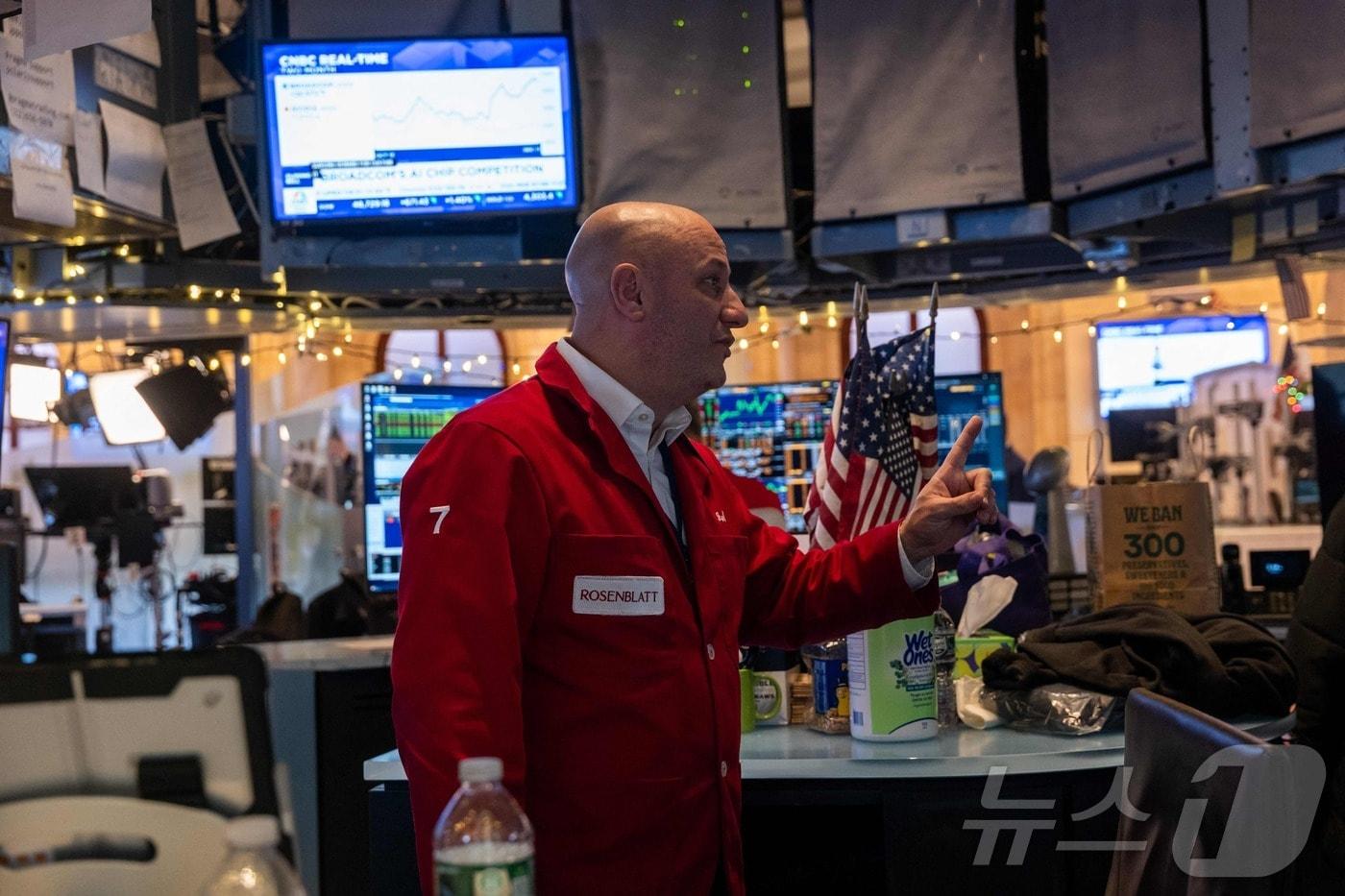 뉴욕증권거래소 트레이더ⓒ AFP=뉴스1