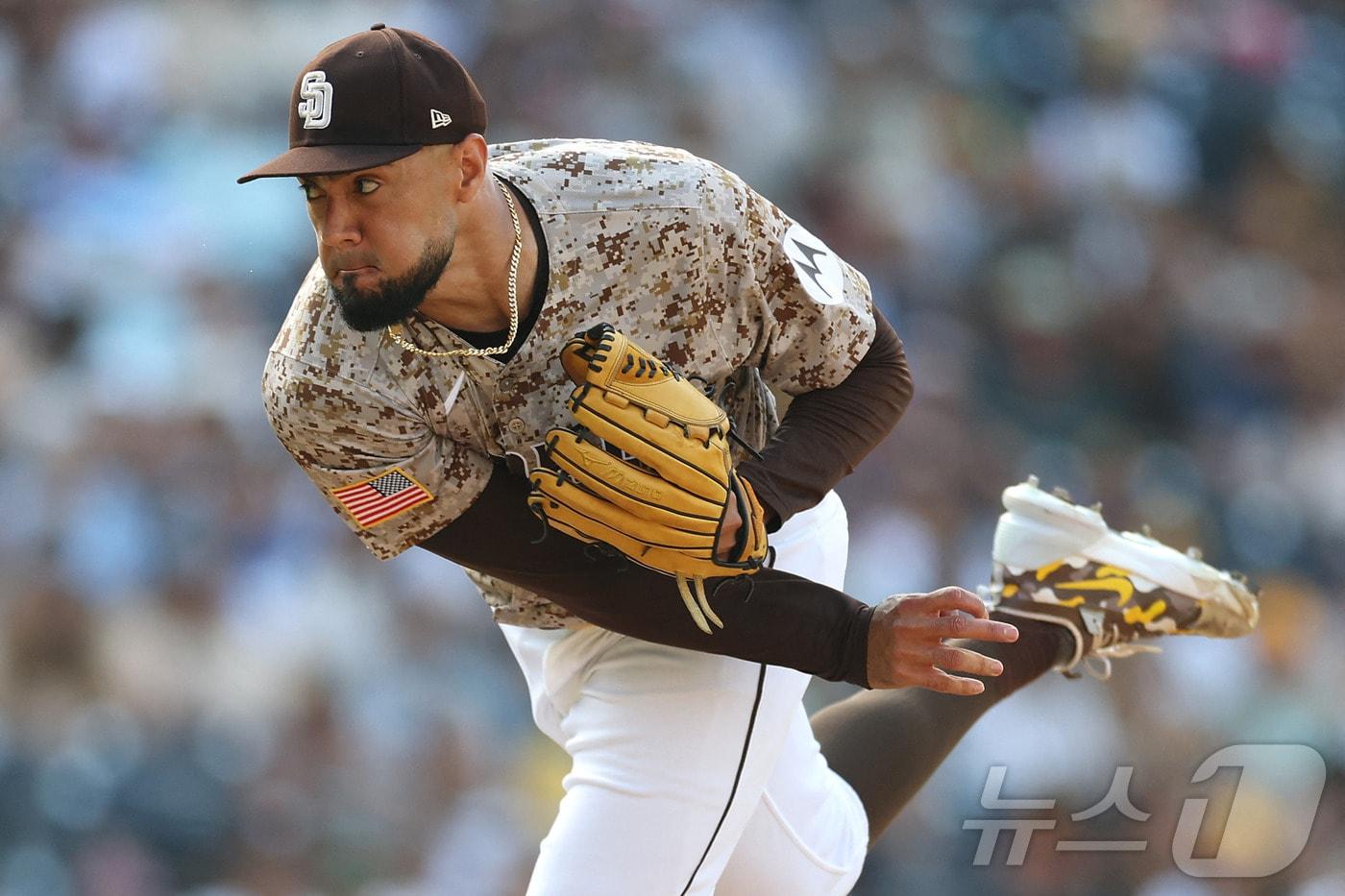 MLB 강속구 마무리 투수 수아레즈가 애틀랜타로 이적했다.ⓒ AFP=뉴스1