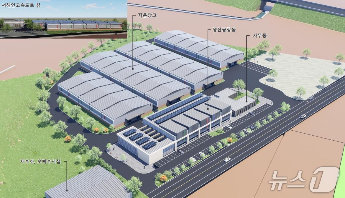 본문 이미지 - 전북 고창군에 조성될 김치원료 공급단지 조감도&#40;고창군 제공. 재판매 및 DB 금지&#41;