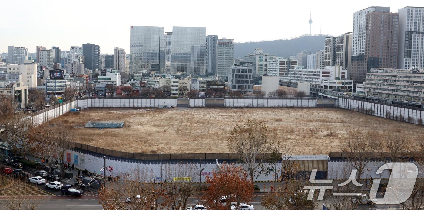  세운 4구역모습. 2025.12.12/뉴스1 ⓒ News1 김명섭 기자