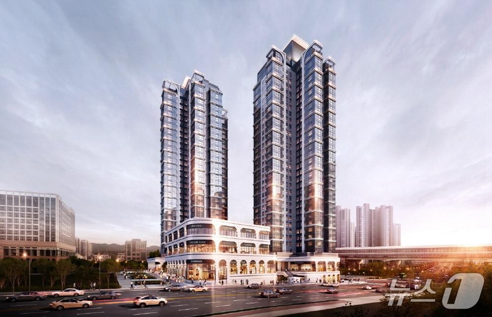 본문 이미지 - 해링턴 스퀘어 과천 조감도 &#40;효성중공업 제공&#41; 뉴스1 ⓒ News1