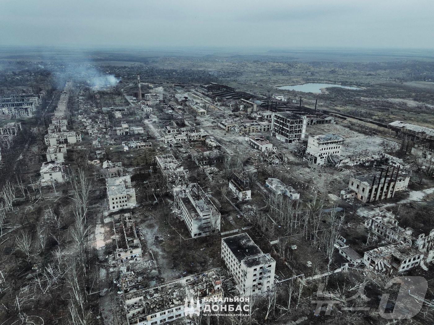본문 이미지 - 전쟁으로 황폐화한 돈바스의 도네츠크 지역. 2025.01.29 ⓒ AFP=뉴스1 ⓒ News1 이지예 객원기자