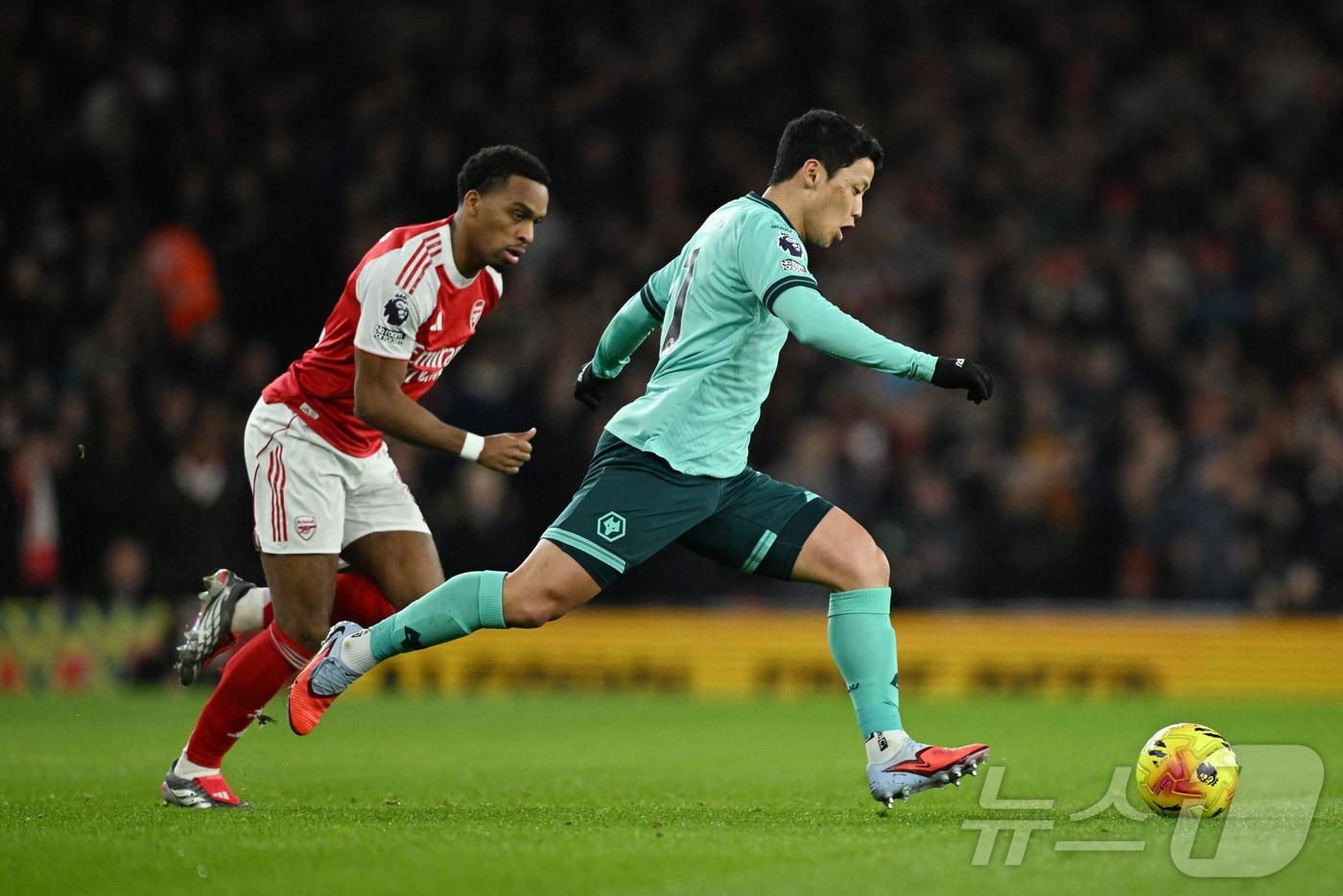 울버햄튼 황희찬. ⓒ 로이터=뉴스1