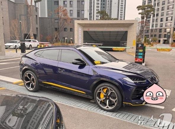 본문 이미지 - A 씨 차량. (인터넷 커뮤니티 갈무리) 2025.12.2/뉴스1