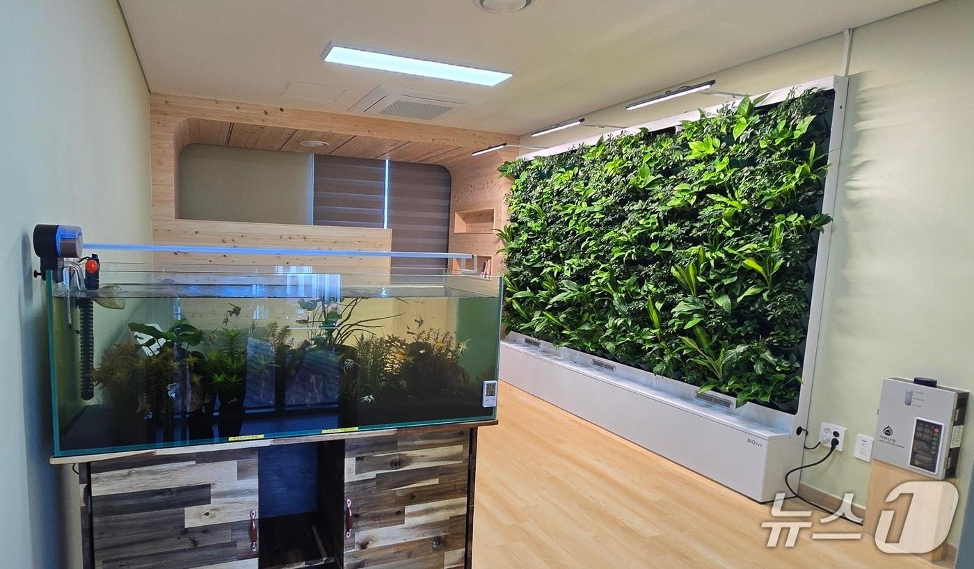 울산 청량119안전센터 심신안정실.&#40;울산시 제공. 재판매 및 DB금지&#41;/뉴스1