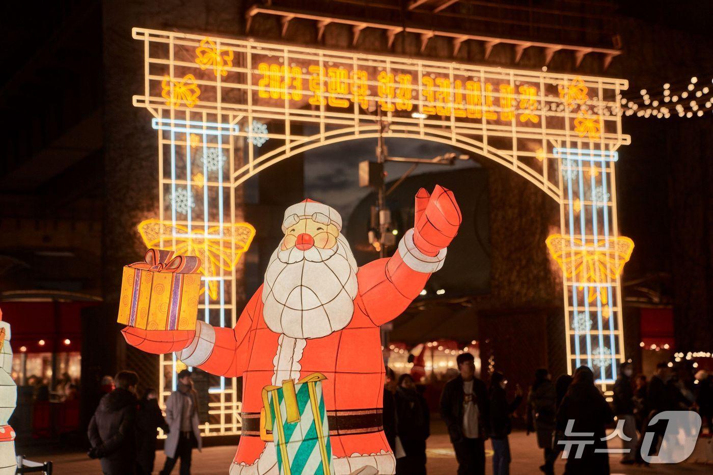 로맨틱 한강 크리스마스 마켓 모습.(서울시 제공)