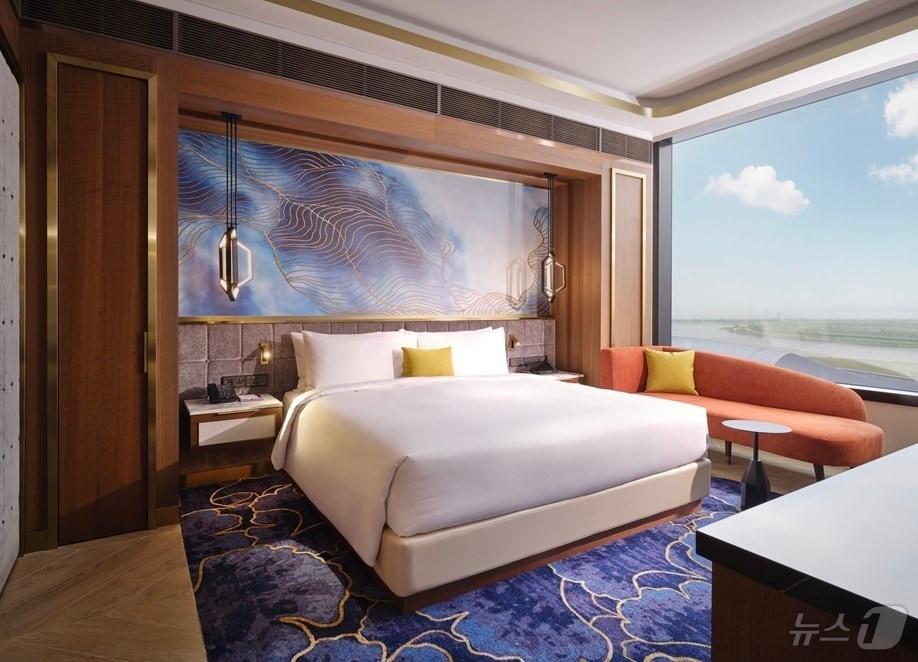 본문 이미지 - 인스파이어 오션타워 스위트 객실(인스파이어엔터테인먼트리조트 제공)