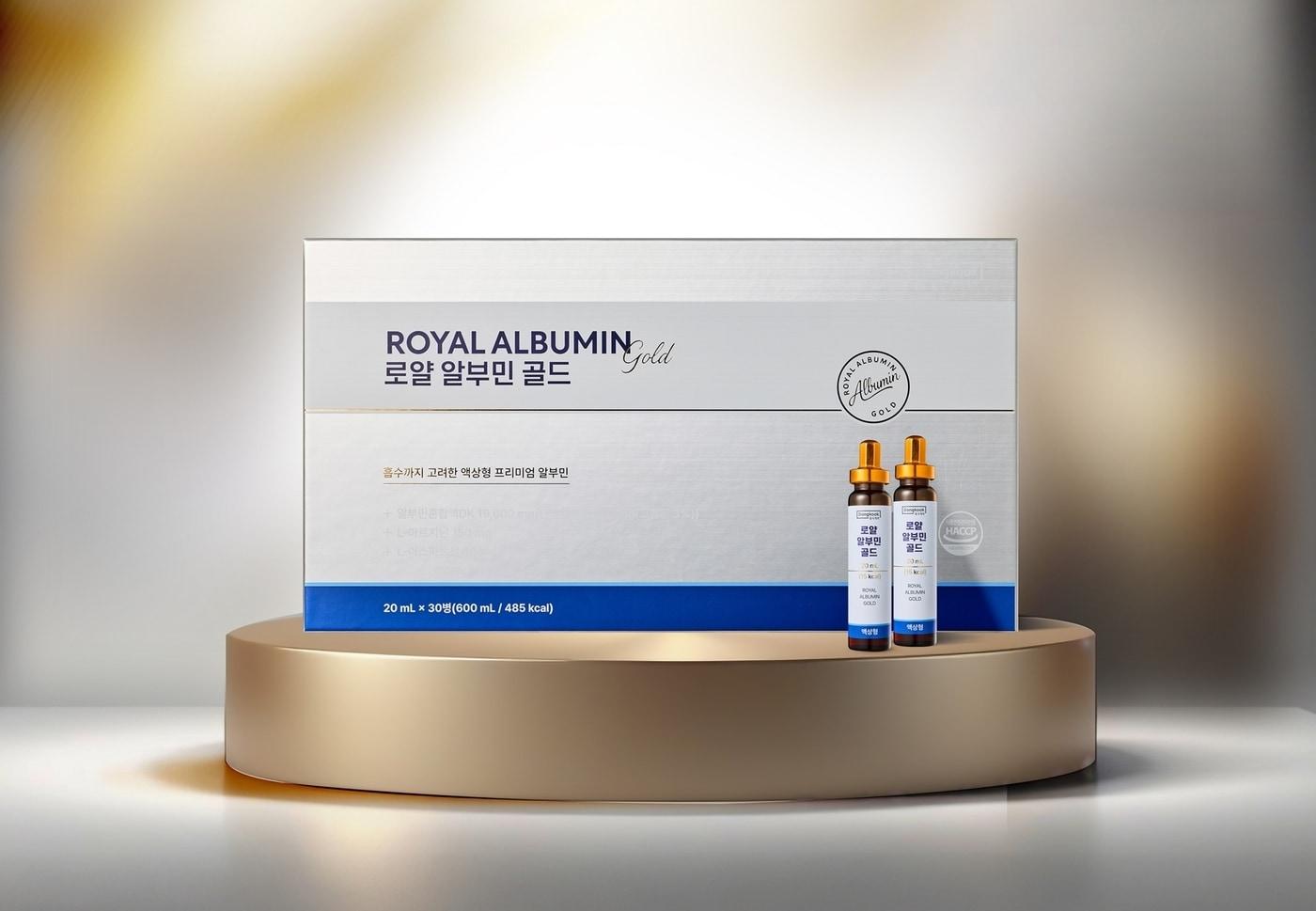 동국제약이 '로열 알부민 골드'를 출시했다.(동국제약 제공)/뉴스1