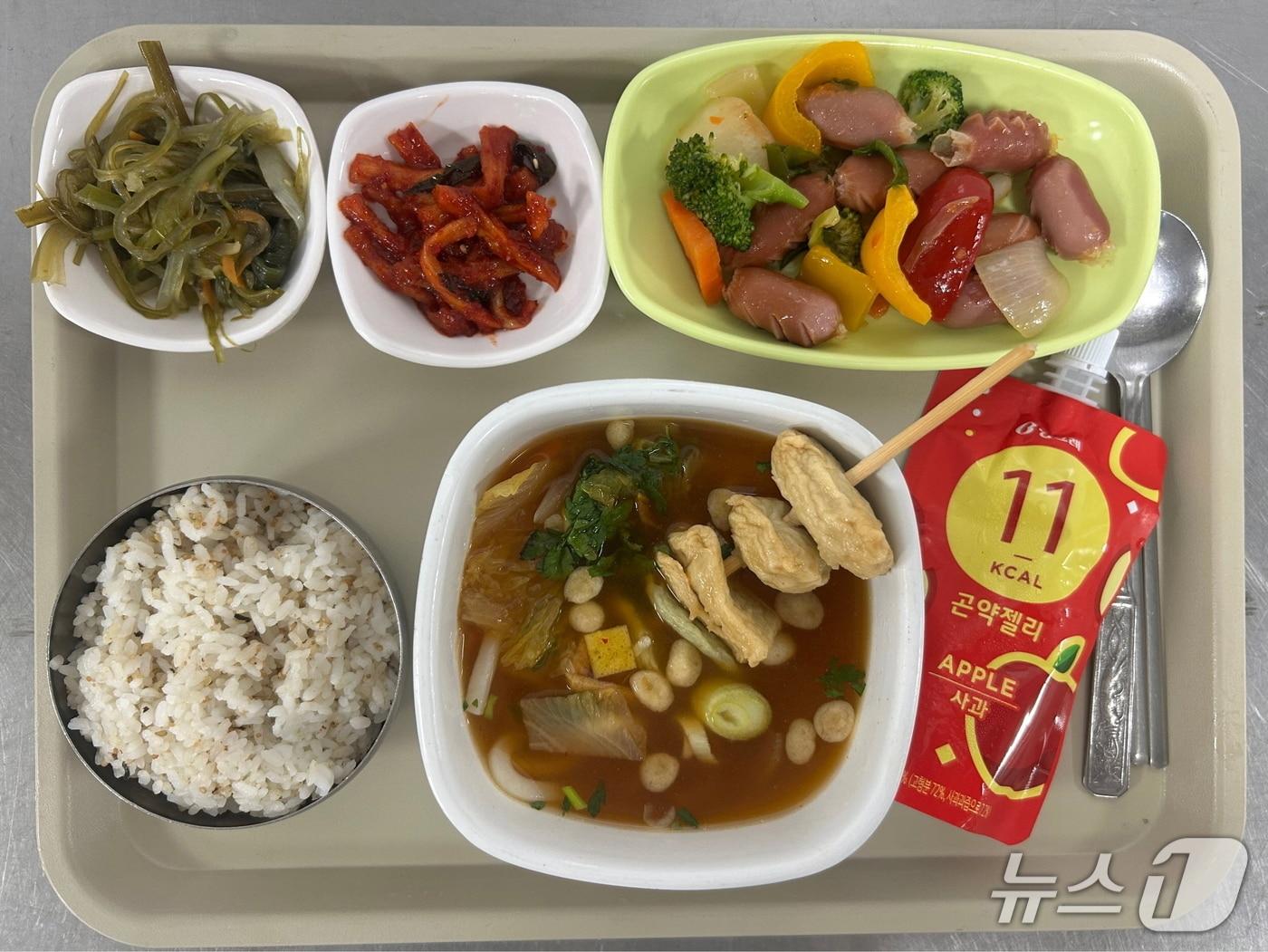 본문 이미지 - 진주시 '천원의 아침밥' 식단(진주시 제공. 재판매 및 DB금지).