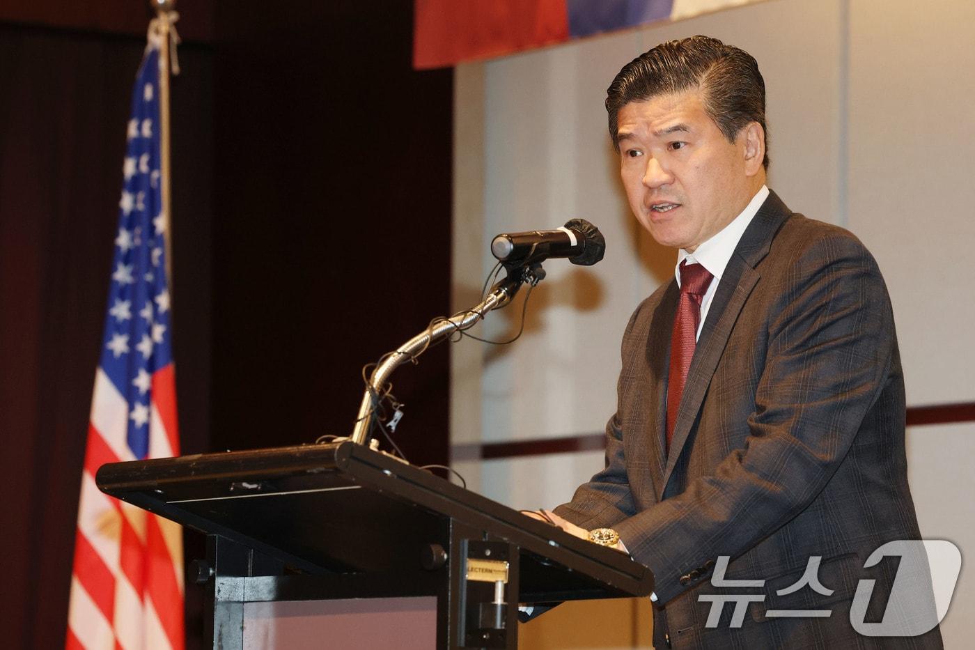 제임스 김 주한미국상공회의소(AMCHAM) 회장 겸 대표이사/뉴스1 ⓒ News1 이광호 기자