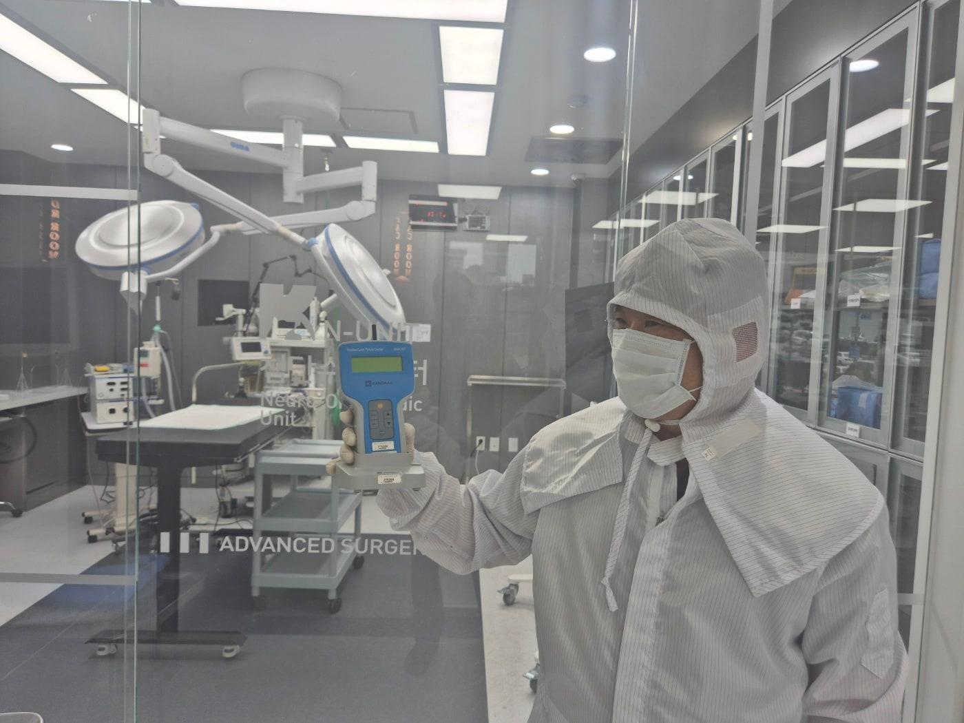 본문 이미지 - 고려동물메디컬센터는 공기질 제어 전문기업 지사뉴메틱과 함께 동물병원 전용 '수술실 양압·공기질 클린 환기 시스템'을 공동 개발했다고 밝혔다(고려동물메디컬센터 제공). ⓒ 뉴스1