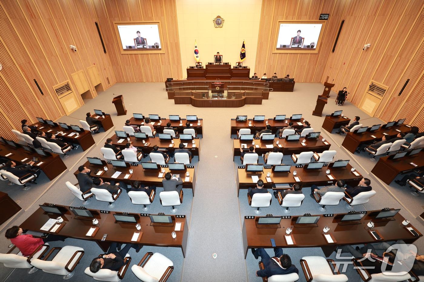 충북도의회 본회의(충북도의회 제공. 재판매 및 DB금지)