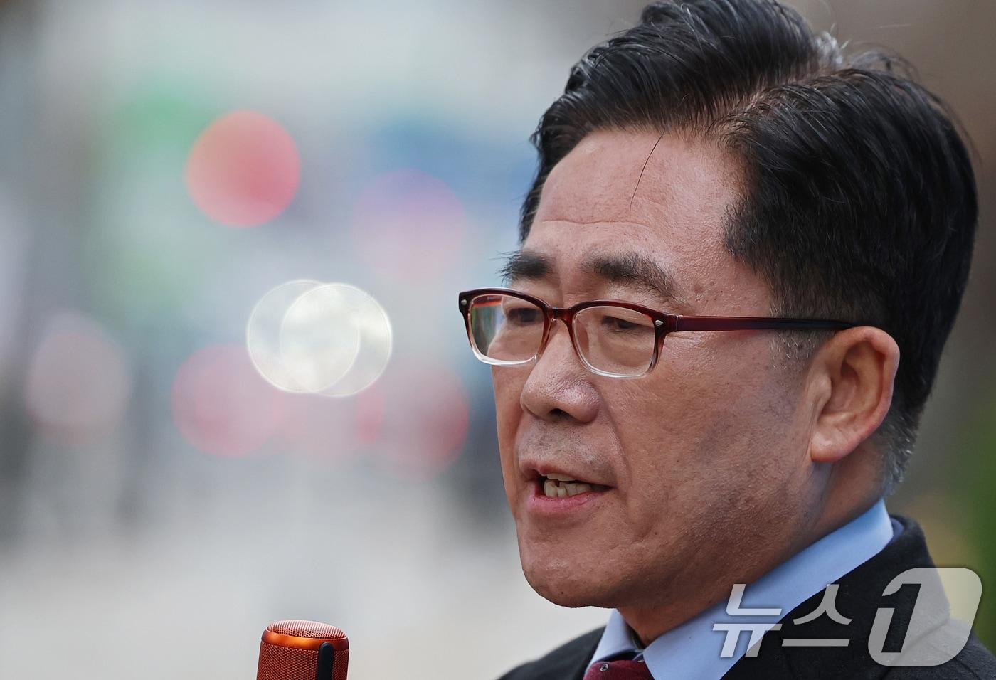 본문 이미지 - 김규환 전 미래통합당 의원. 2025.12.15/뉴스1 ⓒ News1 오대일 기자