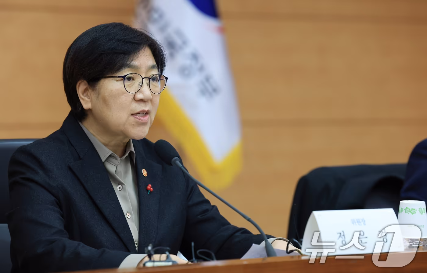 정은경 보건복지부 장관이 발언을 하고 있다. 2025.12.15/뉴스1 ⓒ News1 임세영 기자