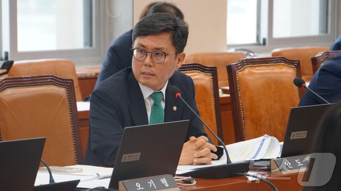 질의하는 안도걸 더불어민주당 의원(광주 동남을·의원실 제공. 재배포 및 DB 금지).