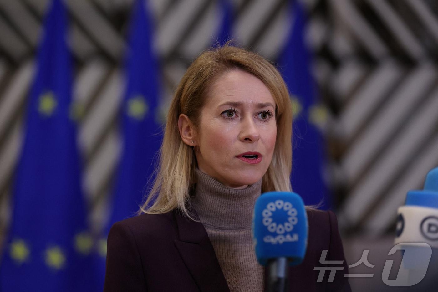 유럽연합(EU)의 카야 칼라스 외교안보 고위대표 ⓒ 로이터=뉴스1 ⓒ News1 이지예 객원기자