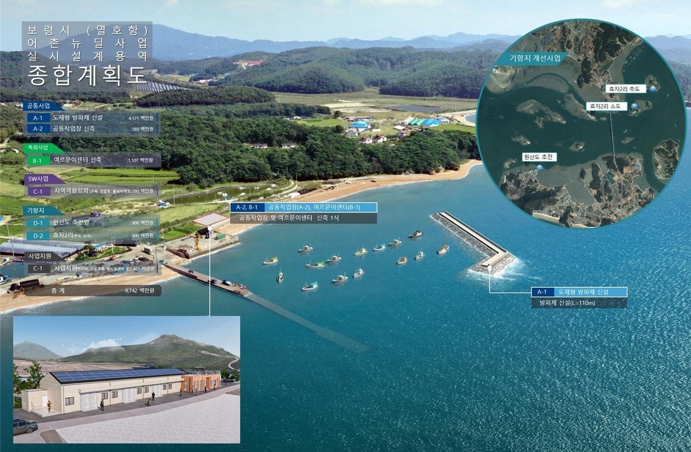 보령 열호항 종합개발 계획도.(보령시 제공. 재판매 및 DB금지)/뉴스1