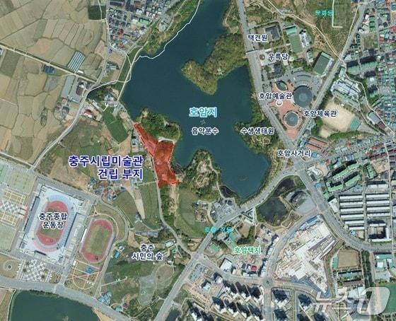 본문 이미지 -  충주시립미술관 위치도.(자료사진)/뉴스1