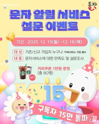 본문 이미지 - '자 알림 서비스 구독자 15만 돌파 기념' 설문 이벤트.(동작구 제공)