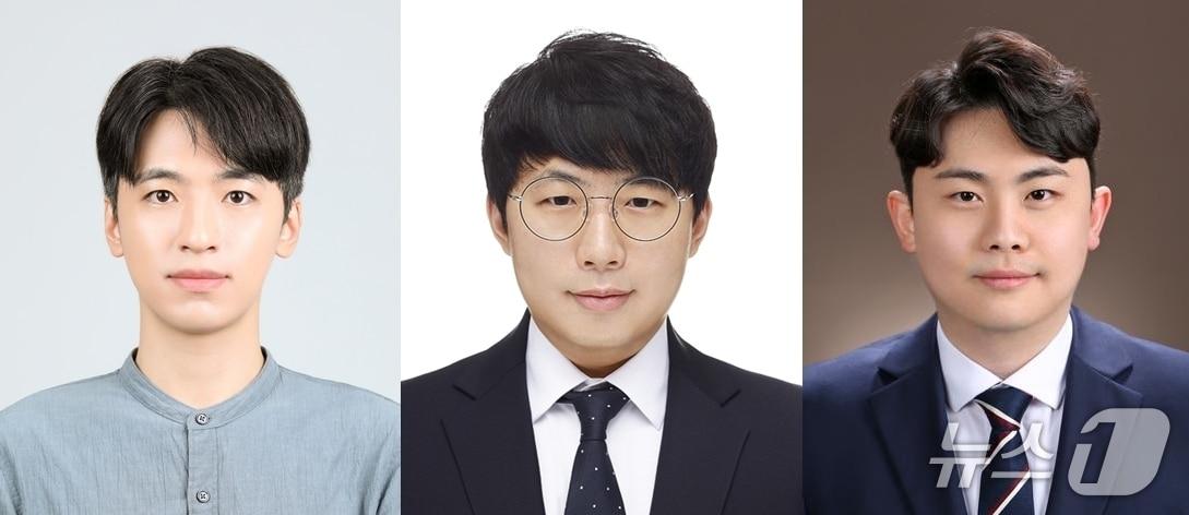 본문 이미지 - (왼쪽부터)단국대 김민주·최준환 교수, 고려대 신용구 교수.(단국대 제공)