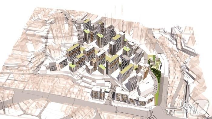본문 이미지 -  금호21구역 재개발 사업 예상 조감도 (서울시 제공) 