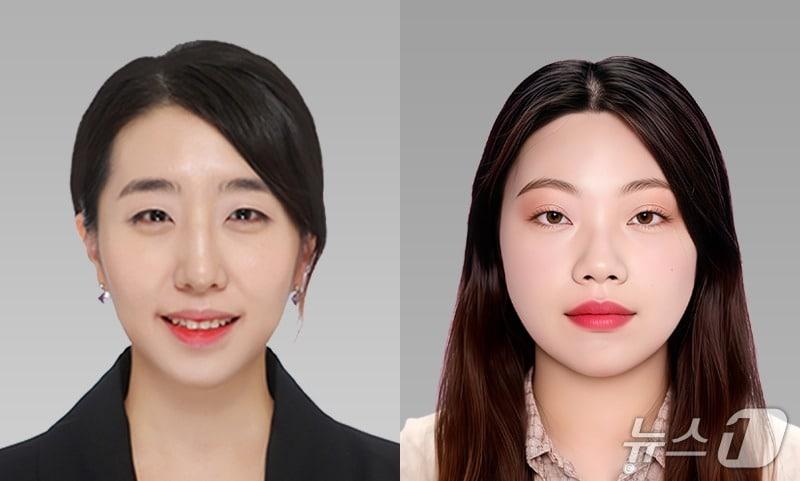 본문 이미지 - 왼쪽부터 장혜민 과장, 김은비 박사과정생. (서강대 제공)