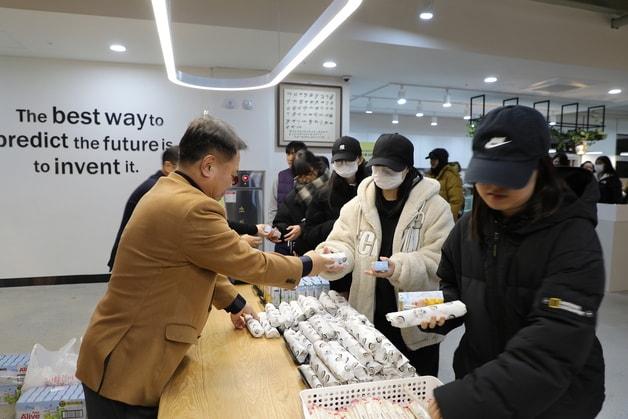 본문 이미지 - 충북보건과학대학교 시험기간 야식 이벤트.(충북보건과학대 제공. 재판매 및 DB금지)/뉴스1