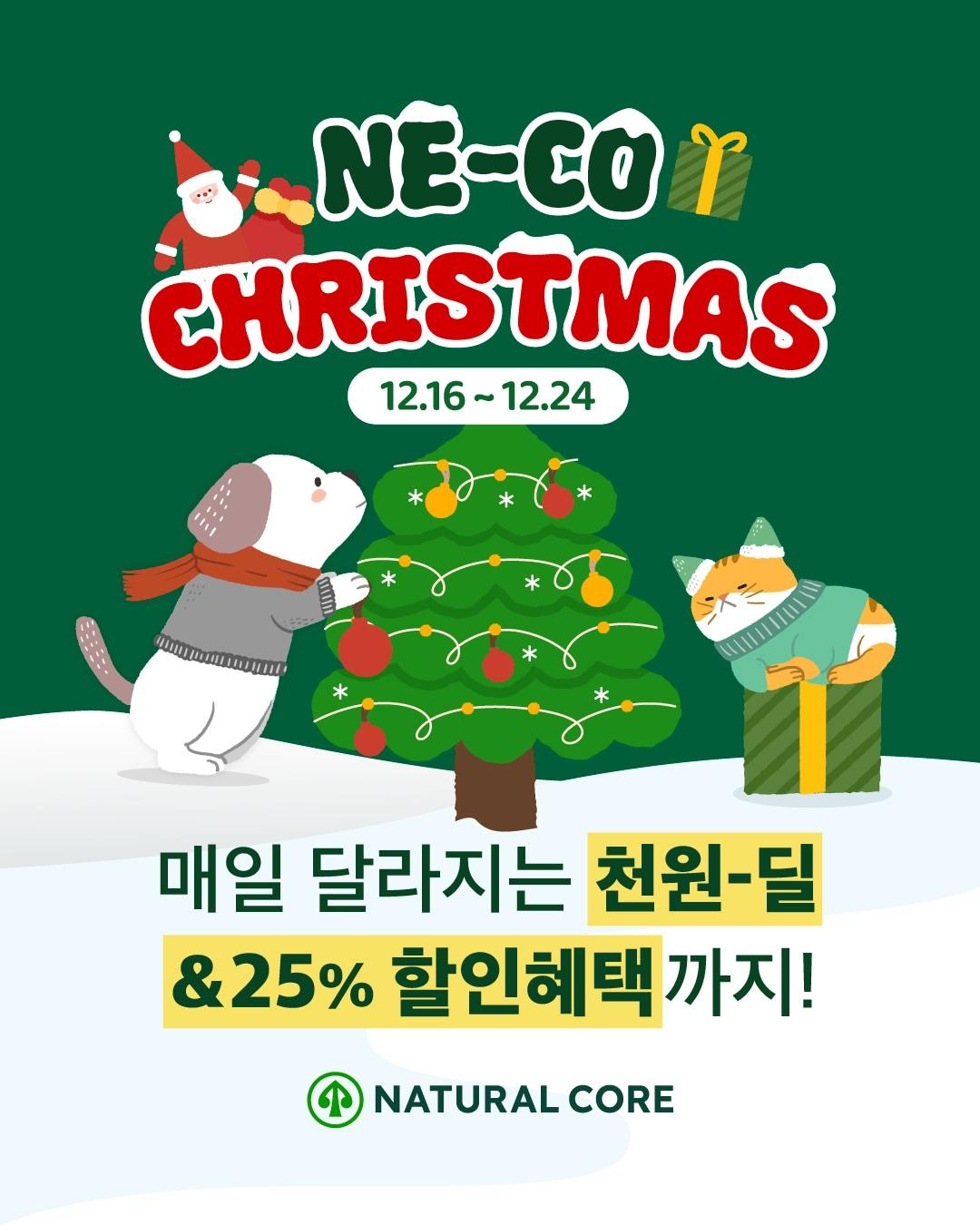 본문 이미지 - 크리스마스 프로모션(네츄럴코어 제공) ⓒ 뉴스1