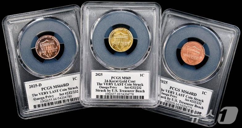 본문 이미지 - 미국의 마지막 1센트 동전 세트가 경매에서 총 247억 원에 낙찰됐다. (출처=스택스 바워스 갤러리 홈페이지) 2025.12.12./뉴스1