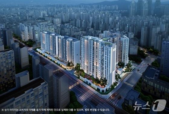 본문 이미지 -  역삼센트럴자이 조감도 (GS건설 제공) 뉴스1 ⓒ News1