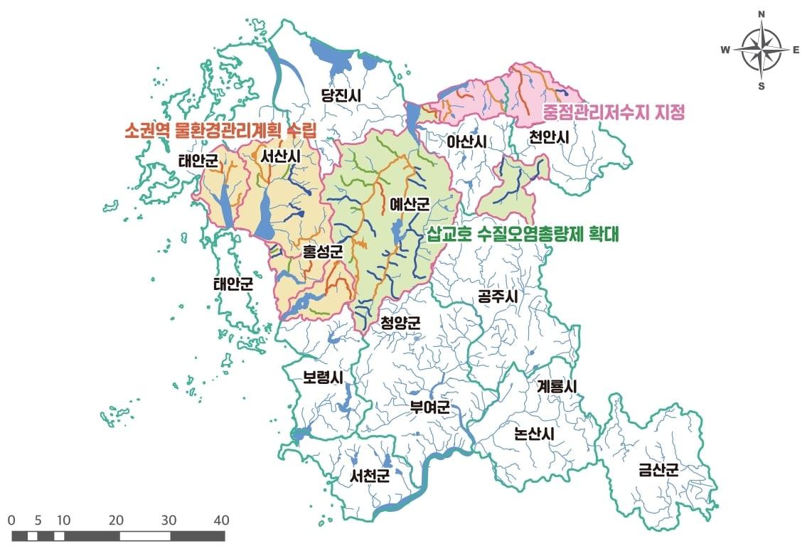 본문 이미지 -  충남 전역 물관리 계획 그래픽.(충남도 제공. 재판매 및 DB금지)/뉴스1