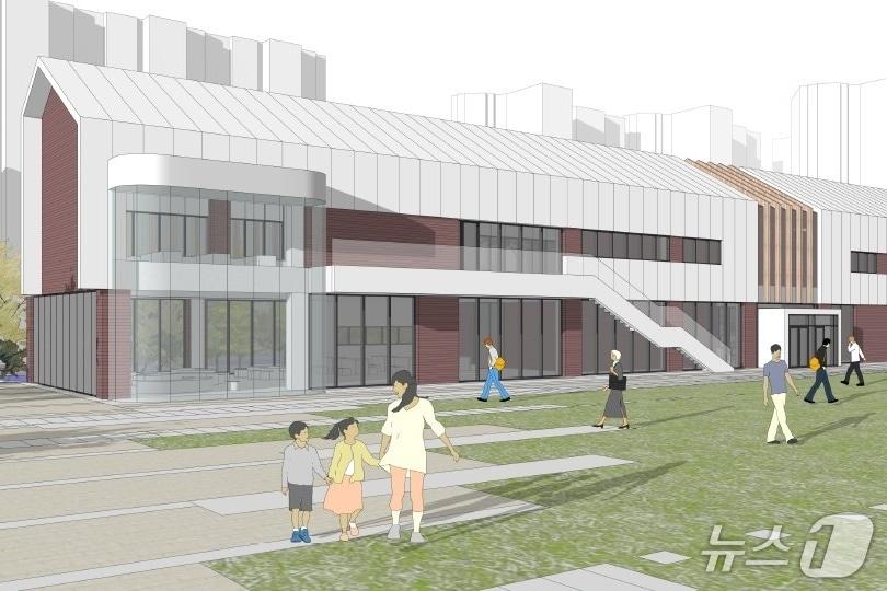 본문 이미지 -  서충주 종합사회복지관 투시도.(충주시 제공. 재판매 및 DB금지)/뉴스1