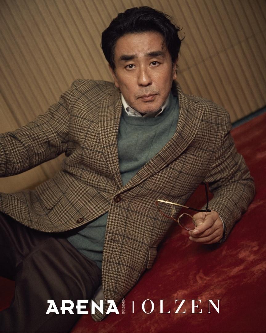 본문 이미지 - 올젠(OLZEN)은 31주년을 맞아 남성 패션지 아레나와 배우 류승룡과 함께한 디지털 화보 프로젝트를 17일 공개했다.(올젠제공)