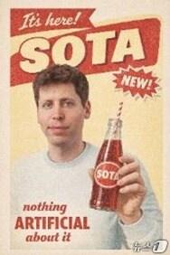 음료수 광고 샘 올트먼(오픈AI 제공)