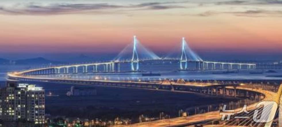 본문 이미지 - 인천대교 전경 / 뉴스1 ⓒ News1