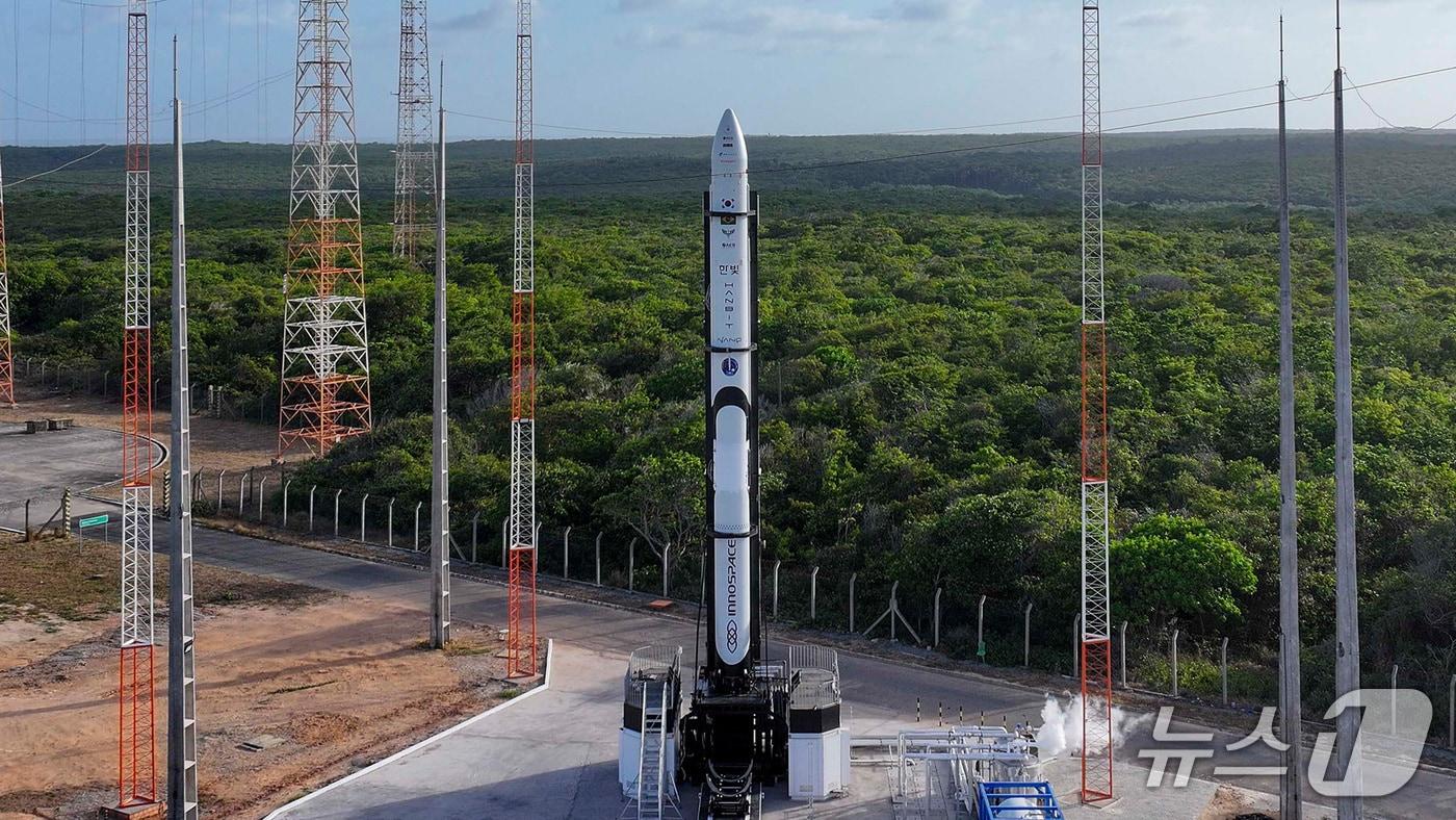 첫 상업 발사 준비를 마친 한빛-나노, 브라질 알칸타라 우주센터(이노스페이스 제공)/뉴스1