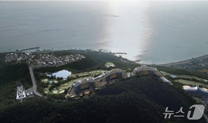 본문 이미지 - 전체 조감도.(울산해양관광단지 제공. 재판매 및 DB금지)/뉴스1