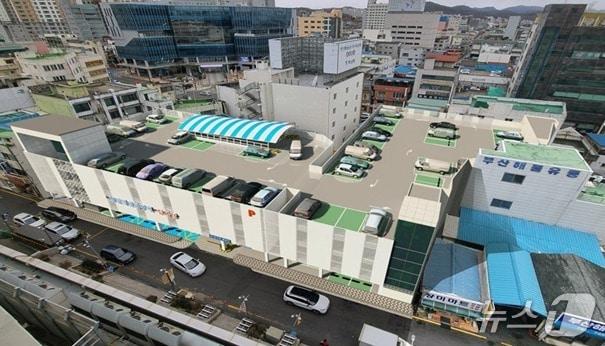 본문 이미지 - 강원 원주시 자유시장 주차장 조감도. (원주시 제공. 재판매 및 DB금지) 2025.12.17./뉴스1