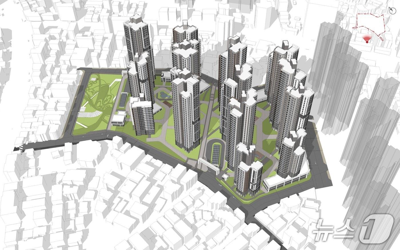 신당9구역 주택정비형 재개발사업 조감도 (서울시 제공) 뉴스1 ⓒ News1