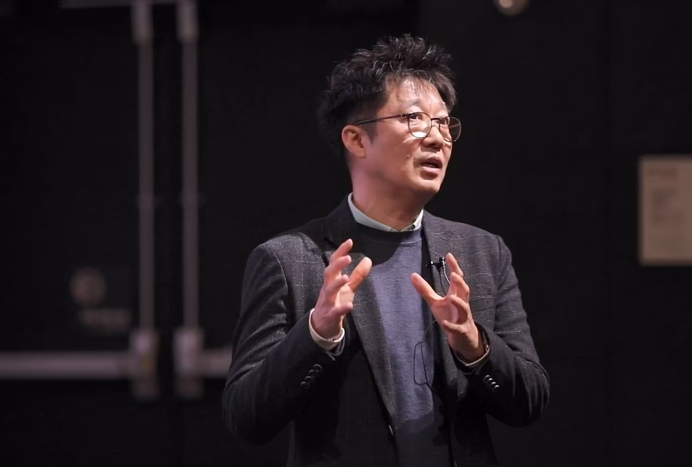 지난 15일 CGV용산아이파크몰에서 열린 29주년 창립기념식에서 정종민 CJ CGV 대표가 발언하고 있다(CGV 제공).