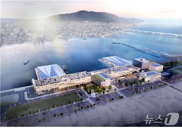 본문 이미지 - 부산공동어시장 현대화사업 조감도(해양수산부 제공)