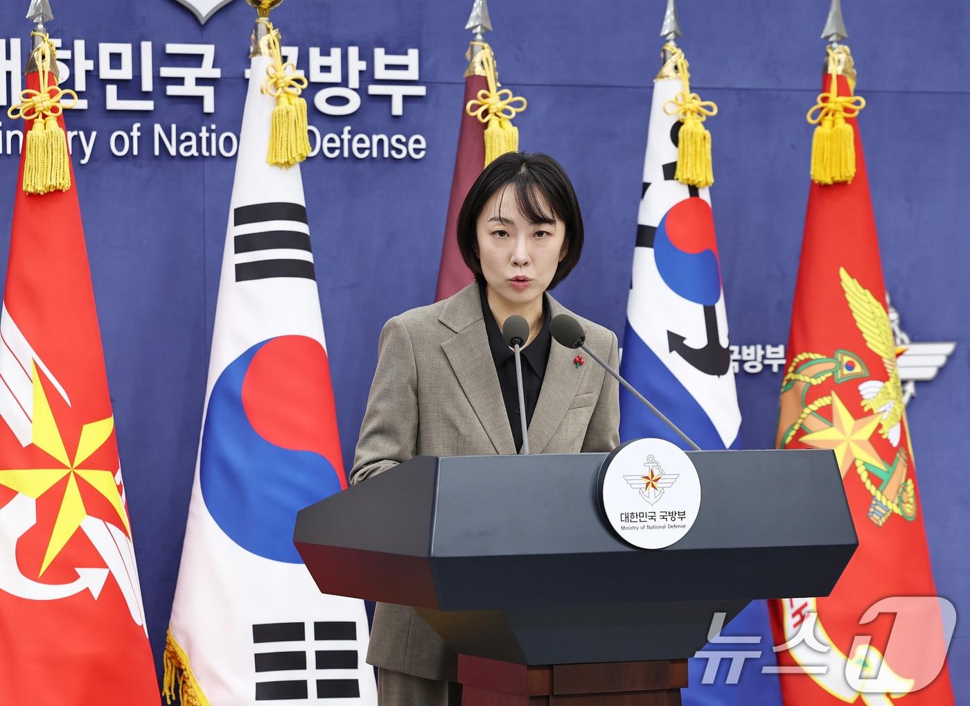 본문 이미지 - 정빛나 국방부 대변인. 2025.12.18/뉴스1 ⓒ News1 구윤성 기자