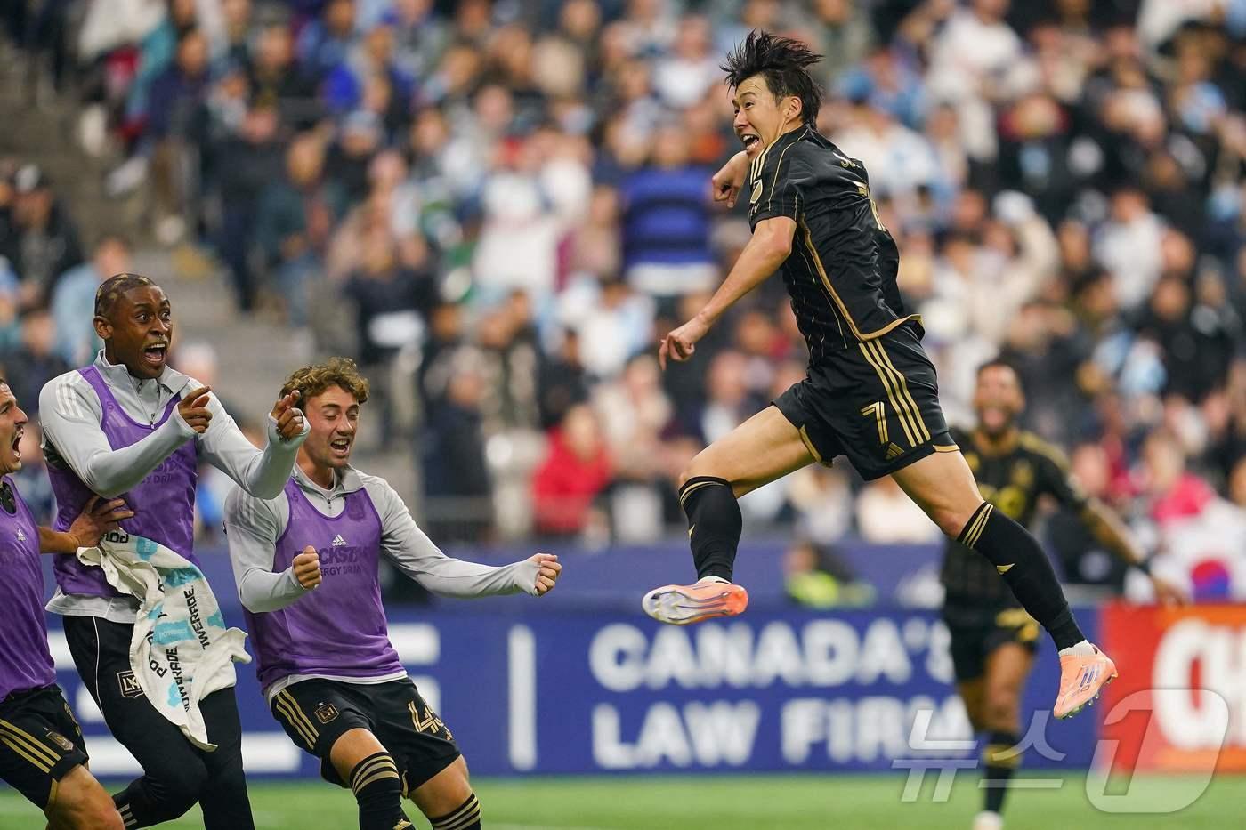 LA FC의 손흥민 ⓒ AFP=뉴스1