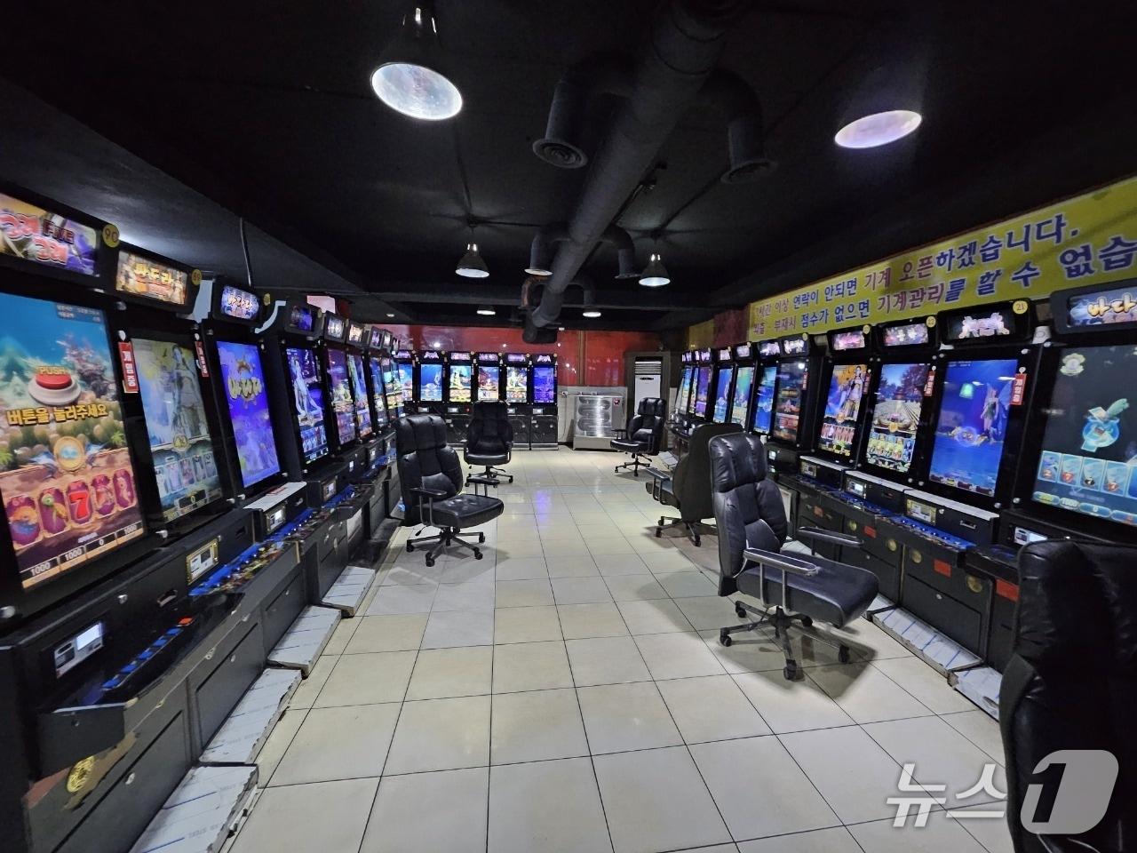 본문 이미지 - 춘천 후평동 게임장.(춘천경찰서 제공, 재판매 및 DB금지)