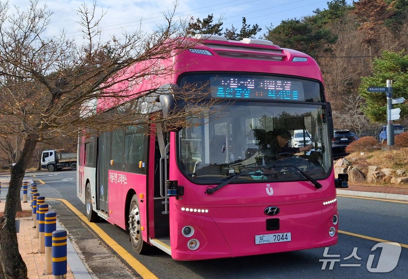 자율주행 고래버스(A형). (울산시 제공. 재판매 및 DB 금지) /뉴스1